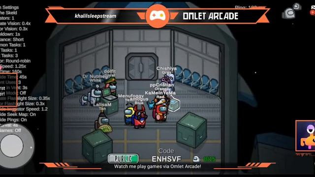 Watch me stream Among Us on Omlet Arcade! Early Morning Game 2.5.2023 смотреть онлайн