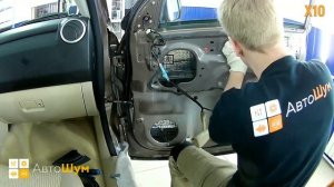 Шумоизоляция дверей Suzuki Grand Vitara в уровне Премиум. АвтоШум.