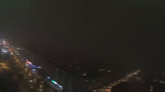 Ночной полет в облаках :) смотреть онлайн