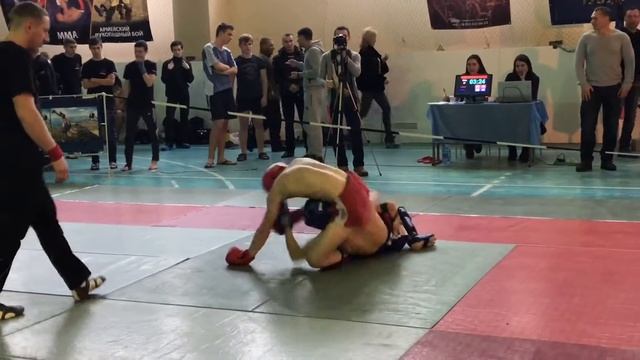 Открытый Республиканский турнир по боевому самбо.Губский Алексей.52-57. смотреть онлайн