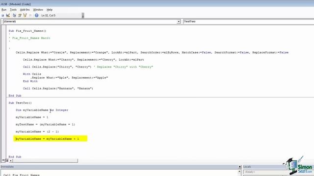 Visual Basic for Applications/VBA for Excel Tutorial - How to Use a Variable in a VBA Macro смотреть онлайн