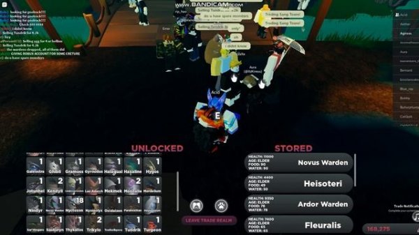 Creature of Sonaria Trade 35 Nyctoxon for 1 Sigmatox