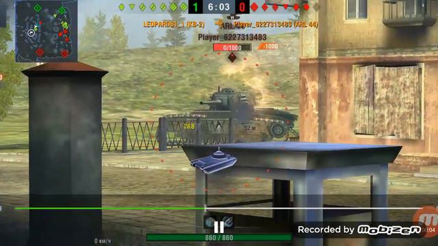 На что способны осколочно - фугасные снаряды у КВ - 2 в World Of Tanks Blitz смотреть онлайн