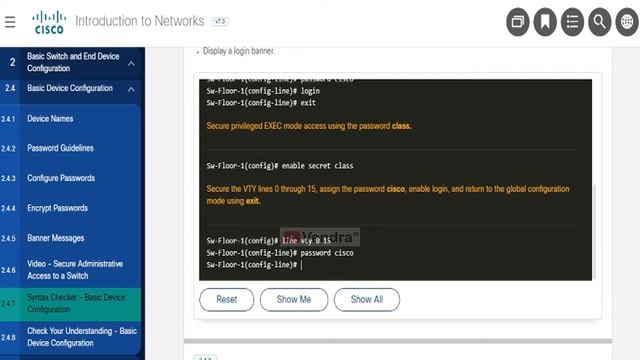 Syntax Checker | Basic Device Configuration смотреть онлайн