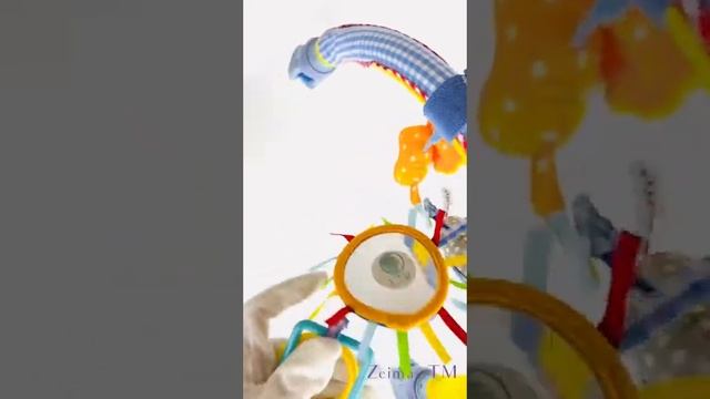 Дуга развивающая с игрушками "Слон", крепление зажим от Zeimas смотреть онлайн