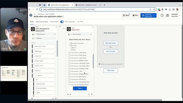 Getting Started with Okta Workflows - User Assigned to App Notification | Workflows Online Meetup смотреть онлайн