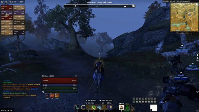 Elder Scrolls Online Рейд Shadow`s League 22.11.2017 (Часть 2), игра на хиле смотреть онлайн