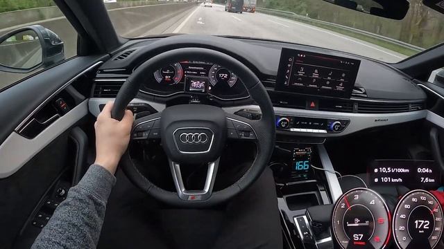 2023 Audi A4 40 TDI Avant Quattro 204 PS TOP SPEED AUTOBAHN DRIVE POV