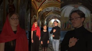 Тропарь Пасхи на грузинском /Кристе Агсдга