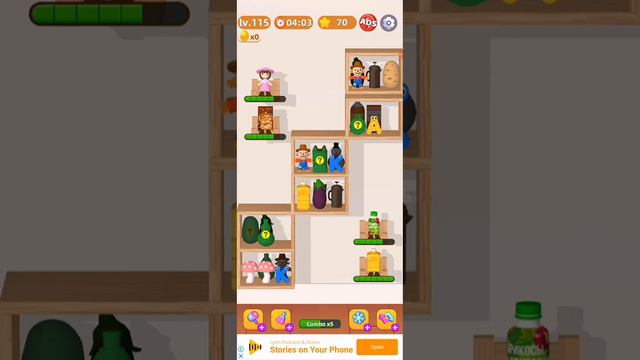 GOODS SORT - SORTING GAMES LEVEL 115