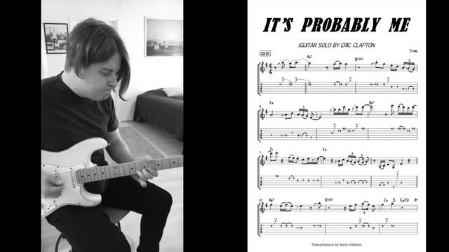 It's Probably Me guitar solo by Eric Clapton #guitarsolo #ericclapton #sting смотреть онлайн