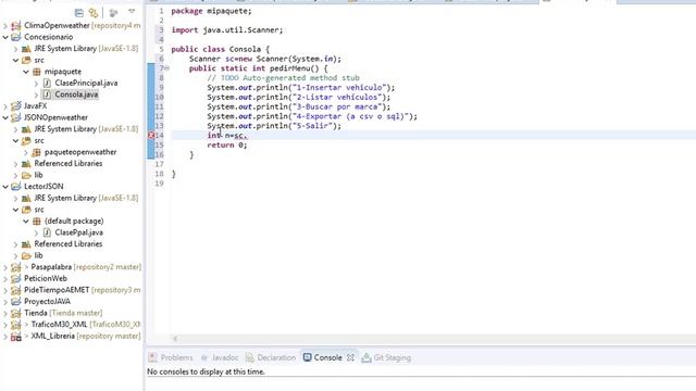 ExamenTiendaManejoExcepcion смотреть онлайн