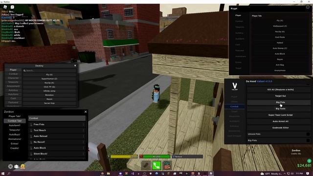 [OP] ROBLOX | Da Hood Script / Hack GUI | Auto Farm | God Mode | Kill All | *PASTEBIN 2021* смотреть онлайн