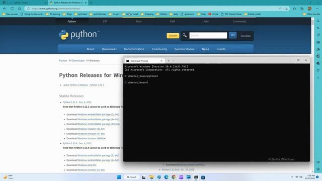 2023 Python3.12 Install On Win11