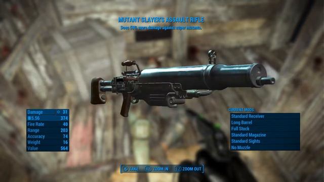 Fallout 4 mutant slayers assault rifle смотреть онлайн