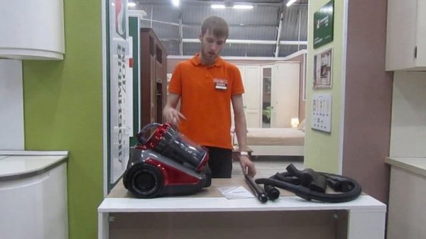 Видеообзор пылесоса DOFFLER VCC 2280 RB со специалистом от RBT.ru