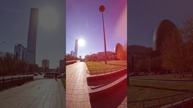 Новое видео на GoPro 10. 4к 60 Fps. Астана. Ноябрь 2023 года.