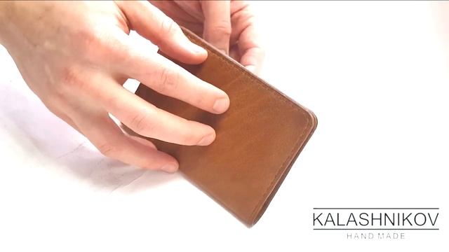 Обложка для паспорта из кожи с отделением под карты. Именная смотреть онлайн