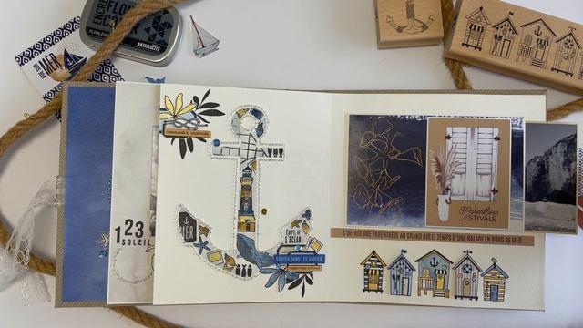 [ ALBUM SCRAPBOOKING ] "VUE SUR MER" - par Juliette Scraplife смотреть онлайн