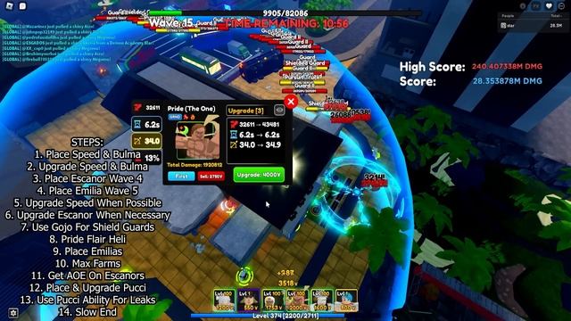 360M+ DAMAGE in Tournament 13 with NO UNIQUE/GOLDEN FARM - Anime Adventures смотреть онлайн