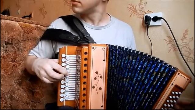 Цыганочка на новой гармони(май 2015г)(Gipsygirl(tsyganochka) on handmade accordion) смотреть онлайн