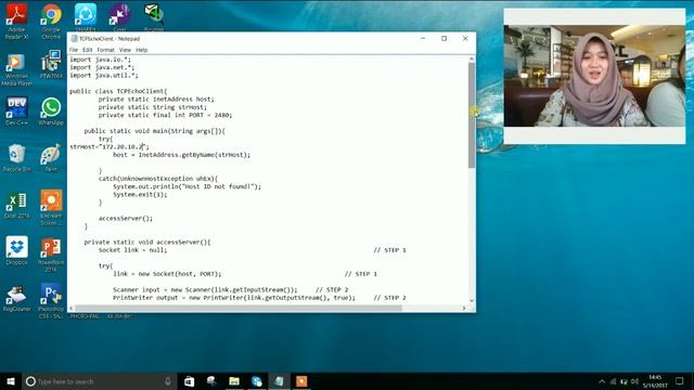 Client Server TCP dengan Java - Jarkom смотреть онлайн