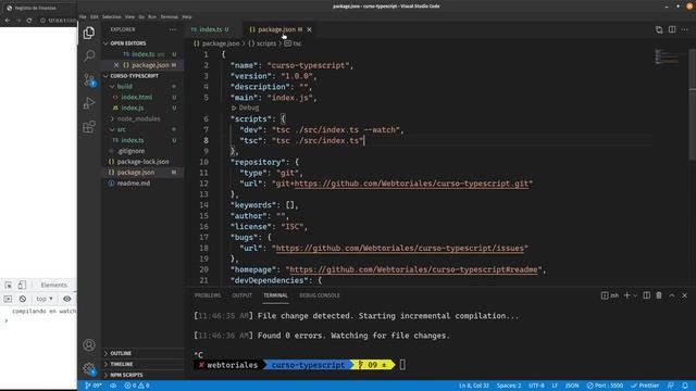 ¿Qué es TSConfig y cómo mejorar la estructura del proyecto? -- Curso de TypeScript #09 смотреть онлайн