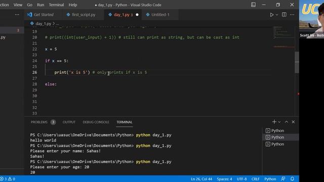 Python Course 2022 Session 1: Python Basics | Unmanned Aerial Systems at UC Riverside ✈️ смотреть онлайн