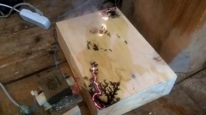 Выжигание на дереве с помощью трансформатора