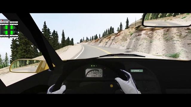 ac Renault Espace F1 Pikes Peak test hill climb cockpit view смотреть онлайн