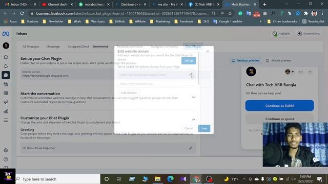 How to add facebook messenger chat plugin in your wordpress website смотреть онлайн