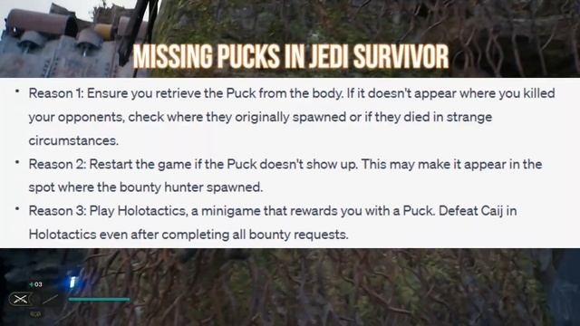 How to Fix Bounty Bug, Missing Puck and Caij Match Achievement Missing Bugs: Star Wars Jedi Survivo смотреть онлайн