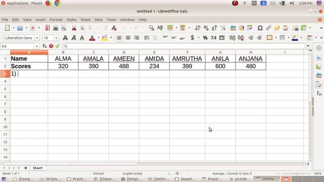 CA P5 # MAX | MIN | AVERAGE | Statistical Functions | LibreOffice Calc смотреть онлайн