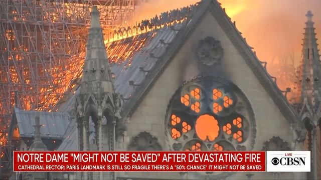 Notre Dame cathedral so fragile it might not be saved, rector says смотреть онлайн