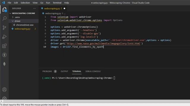 2. WebScraping using selenium and Chrome driver in Python. смотреть онлайн