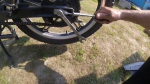 Натяжка и смазка цепи Альфа рх11