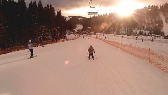 Буковель. Дима 5 лет. 