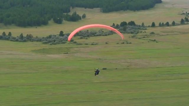 Полёт на параплане в Степи Самаха смотреть онлайн