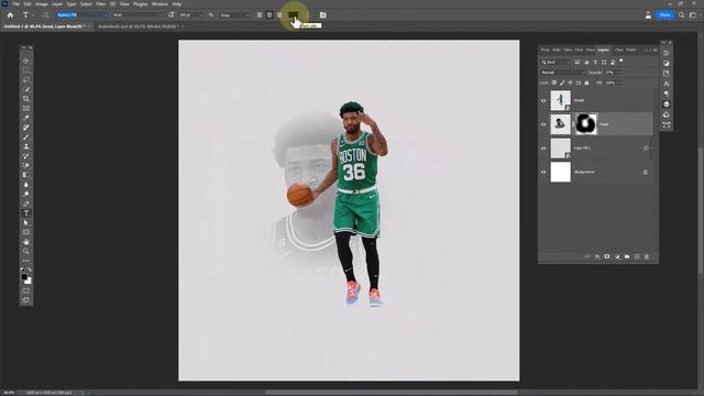 Poster Design In Photoshop | Basketball Poster