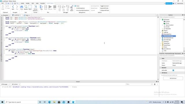 How to Make a Weapon using UserInputService & ContextActionService : Roblox Studio смотреть онлайн