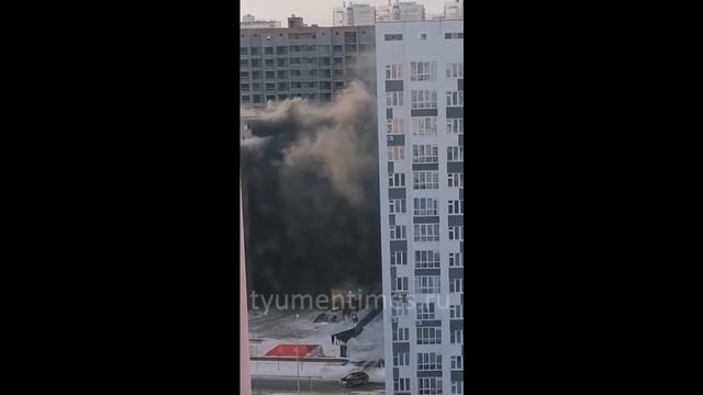 Задымление в ЖК Гармония, Тюмень, 13-02-2020 смотреть онлайн