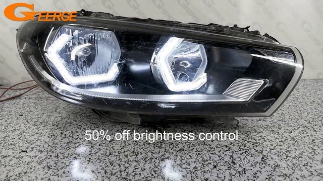Volkswagen VW Scirocco III MK3 Ultra Bright A/W Switchback Concept M4 Iconic Style LED Angel Eyes смотреть онлайн