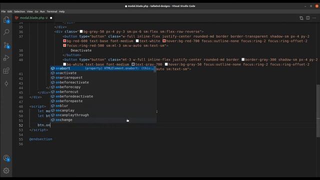 How to show and hide modal with #javascript | Tailwind Modal смотреть онлайн