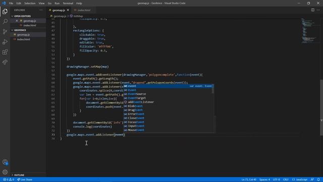Geofence using Google Maps JavaScript Api смотреть онлайн
