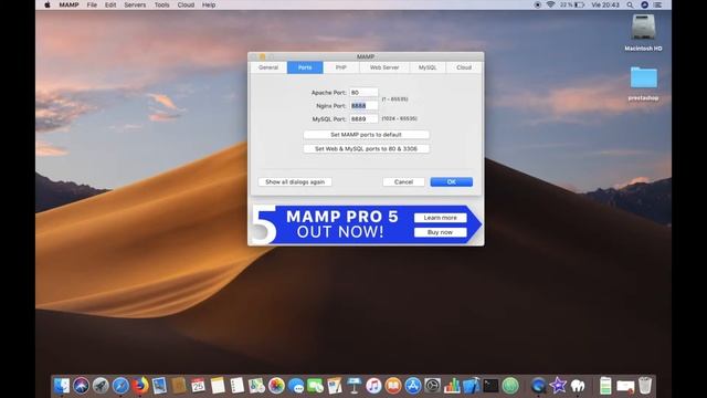 3. Configuración De Puertos En MAMP en MAC смотреть онлайн