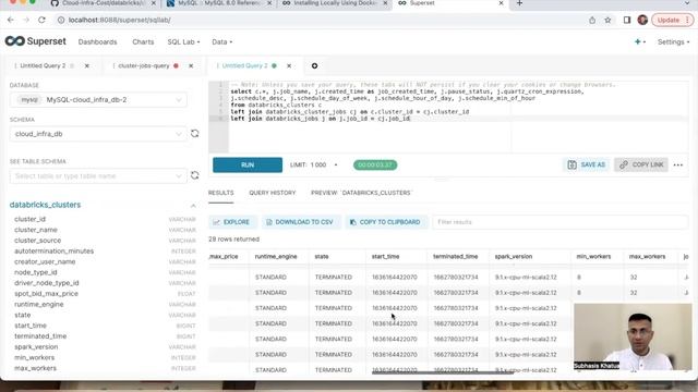 Part2: DataBricks - Clusters, Jobs - Dashboards (Apache Superset) смотреть онлайн