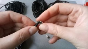 О шнурах. Как вклеить шнур в концевик