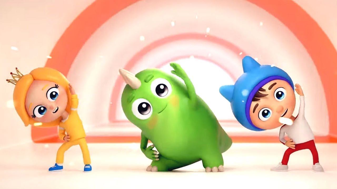 Детские песни Сина и Ло - Зарядка - Развивающие мультфильмы для детей смотреть онлайн