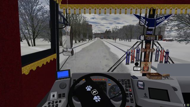 Карта Новосибирск (23 маршрут) Омский борт 744 смотреть онлайн