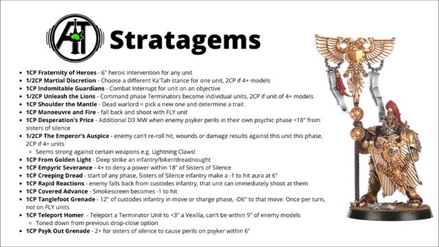 Codex Adeptus Custodes - Full Rules Review